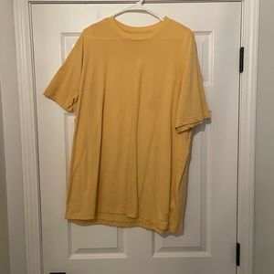 Mens George XXL short sleeve shirt - Yellow
